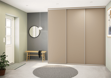 Kitchn Flow skydelåger på mål til garderobe med 3 låger - Total Bredde 116 til 446 cm